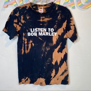 Tie Dye Custom Vintage Bob Marley Shirt